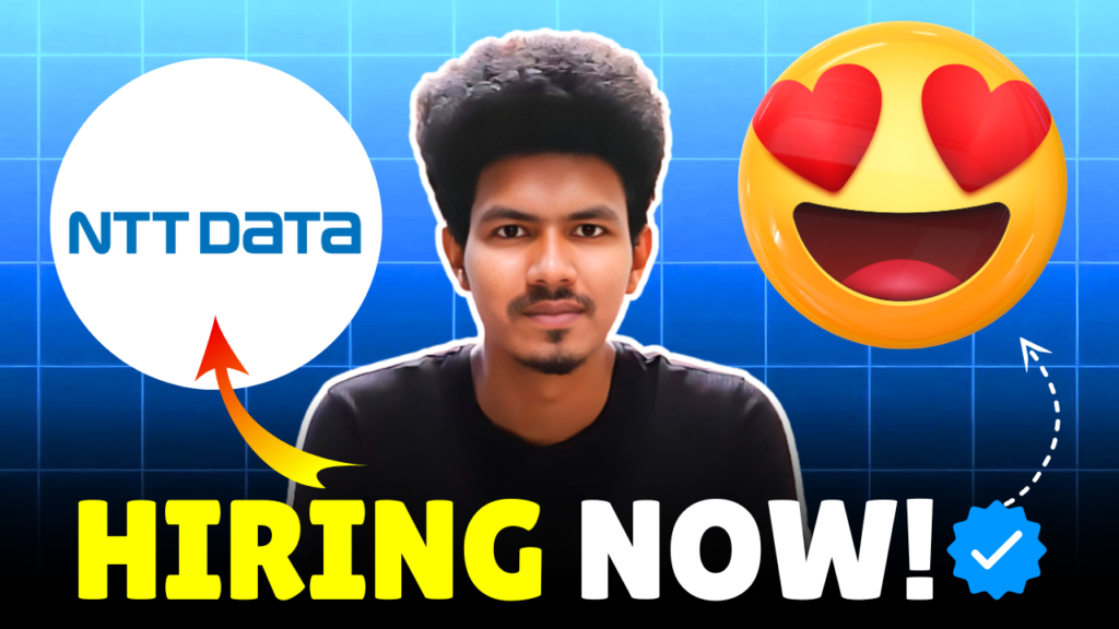 NTTData hiring engineer in trainee