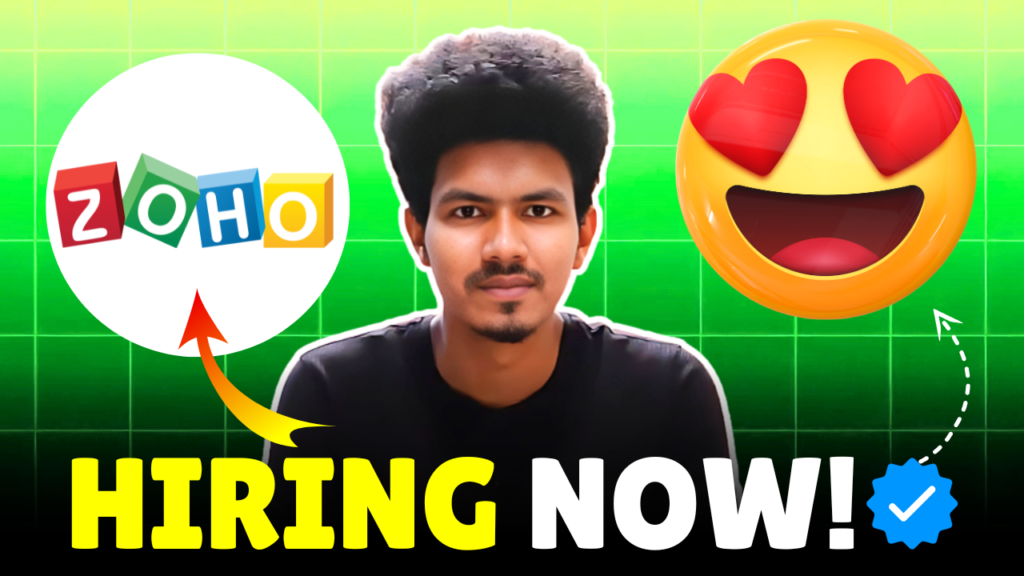 ZOHO Hiring for Software developer 2025