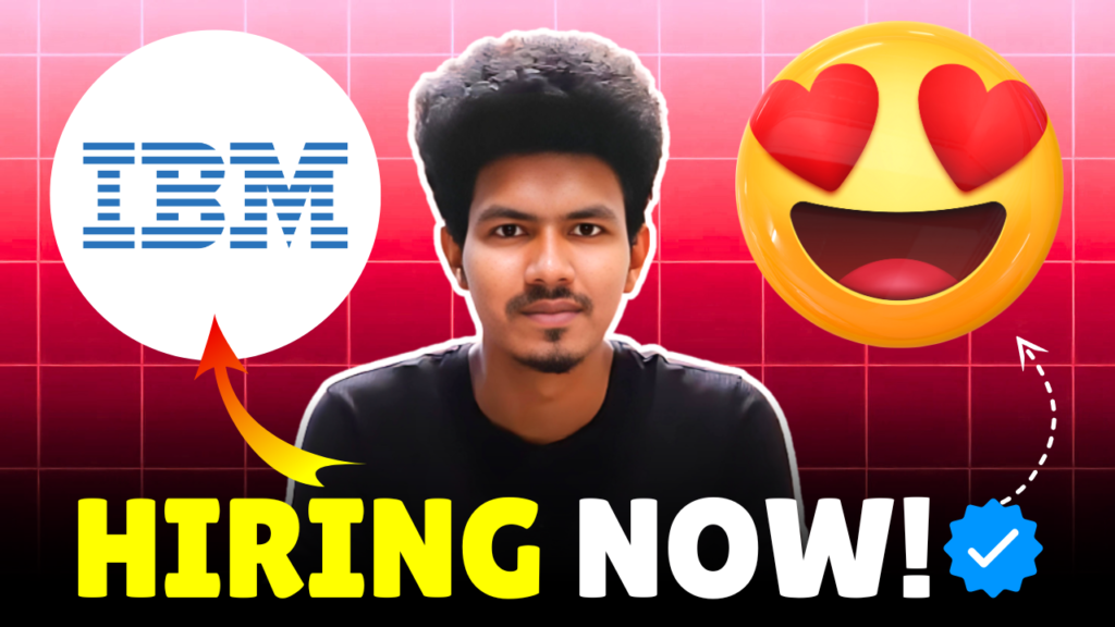 IBM Hiring for Software Developer India 2025