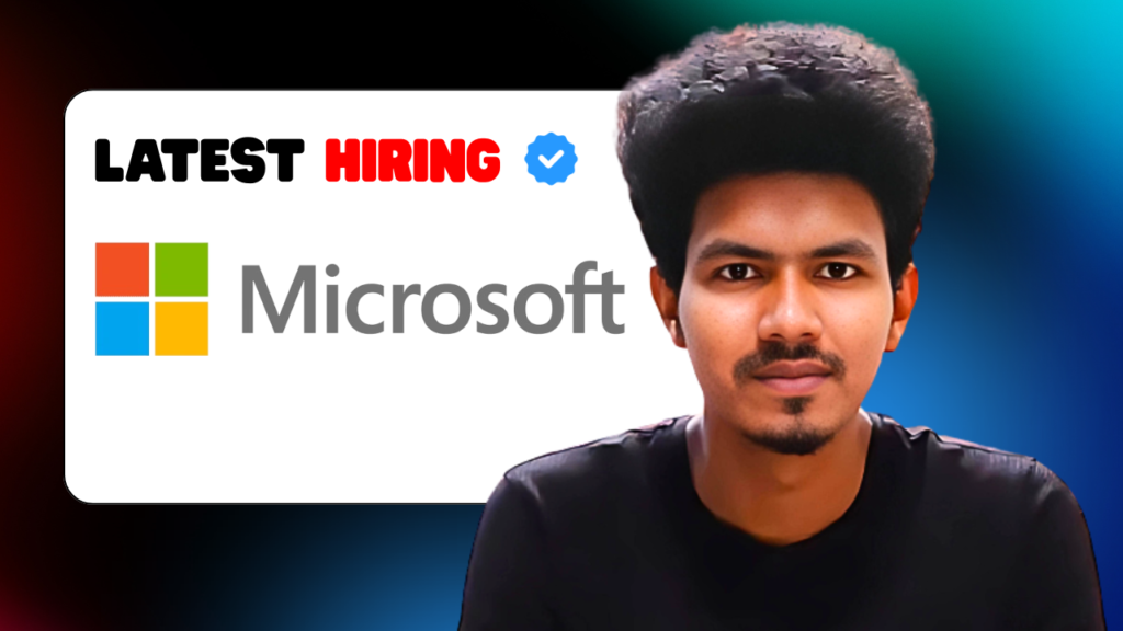 Microsoft Software engineer Internship 2025