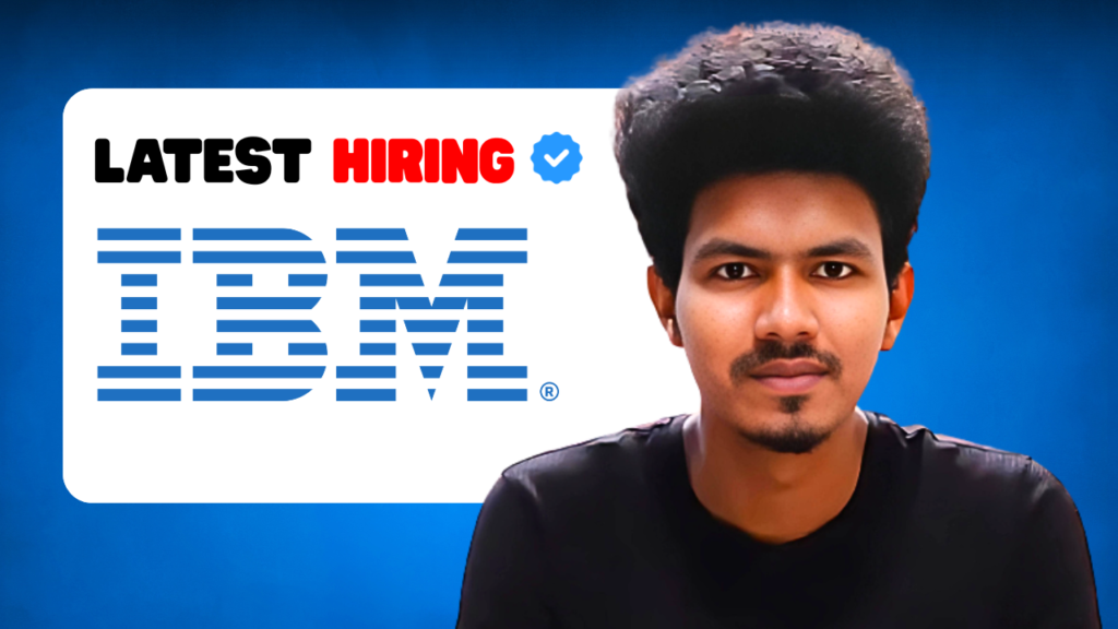 IBM Hiring Associate in software development