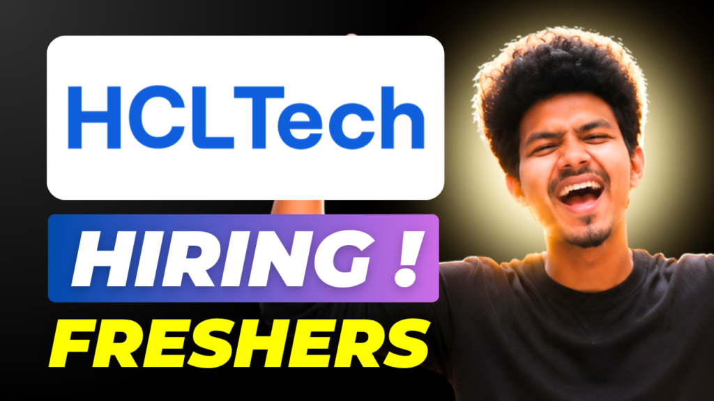 HCLTech Hiring Freshers - Chennai Location